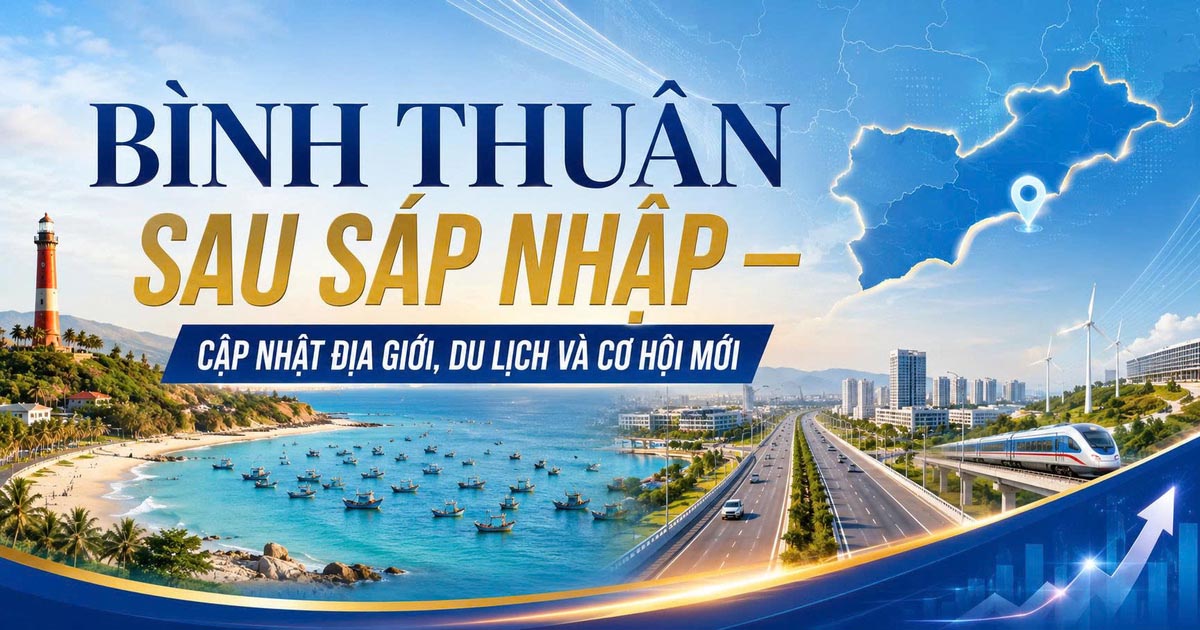 Bình Thuận Sau Sáp Nhập – Cập Nhật Địa Giới, Du Lịch Và Cơ Hội Mới